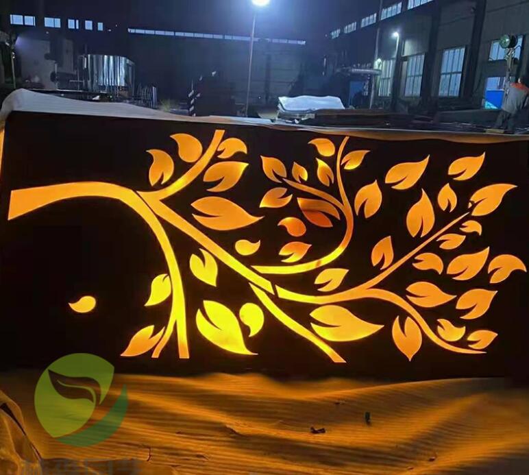 扎囊耐候钢板灯箱