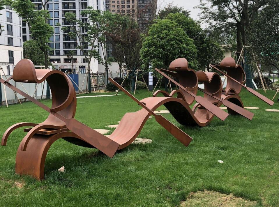 扎囊锈钢板造型